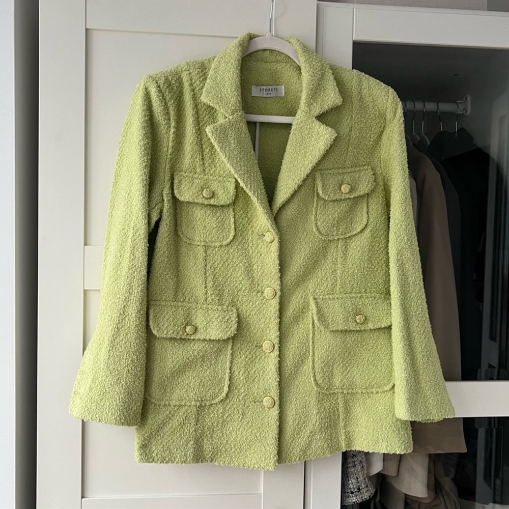 *SOLD* Storets jacket, S/M, celery